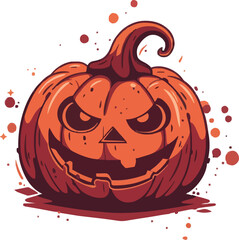 Halloween pumkin icon. vector illustration.