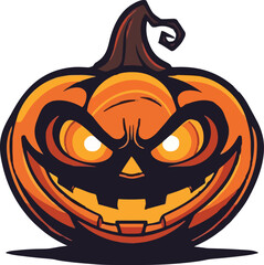 Halloween pumkin icon. vector illustration.