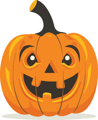 Halloween pumkin icon. vector illustration.