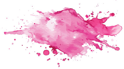 Watercolor pink splash. Perfectly for any printing designs