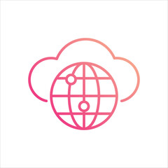 Internet  Icon editable stock vector icon