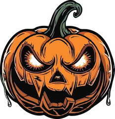 Halloween pumkin icon. vector illustration.