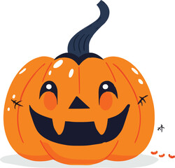 Halloween pumkin icon. vector illustration.