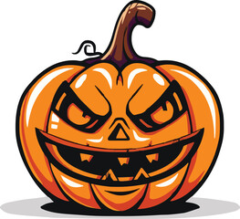 Halloween pumkin icon. vector illustration.