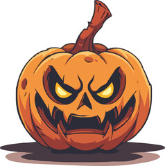 Halloween pumkin icon. vector illustration.
