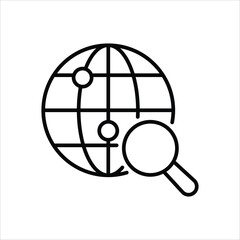 Search Engine Icon editable stock vector icon