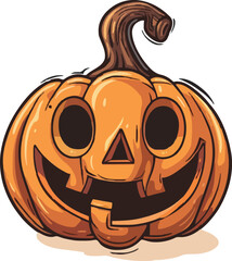 Halloween pumkin icon. vector illustration.