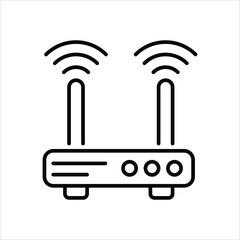 Router  Icon editable stock vector icon