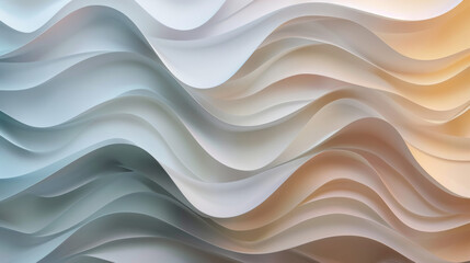 Obraz premium Abstract light background with wave patterns