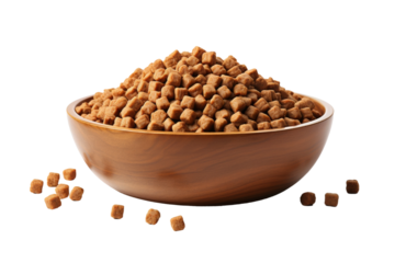 Nourishing Bounty for Furry Friends on a Clear PNG or White Background.