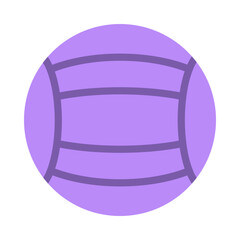 Sports Ball Vector Flat Icon Design