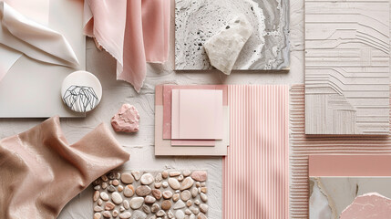 Interior mood board. 