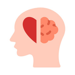 Emotional Intelligence Vector Flat Icon