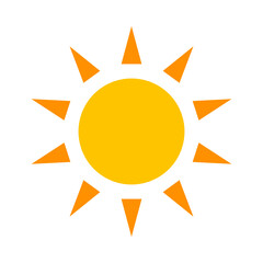 Sun Vector Flat Icon