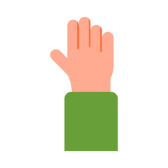 Obraz premium Hand Vector Flat Icon