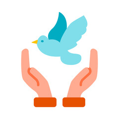 Freedom Vector Flat Icon