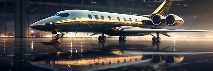 Elegant and sophisticated design for a luxury private jet