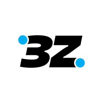 3Z brand name initial letters monogram. Art work