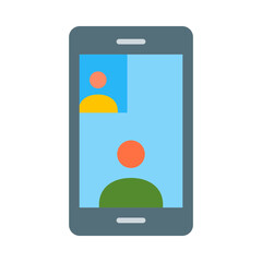 Video Call Vector Flat Icon