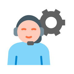 Management Vector Flat Icon