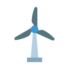 Turbine Vector Flat Icon