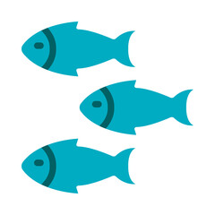 Fishes Vector Flat Icon