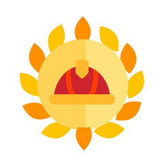 Emblem Vector Flat Icon