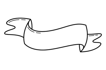 Obraz premium Decorative ribbon for design of wedding invitations and greeting cards