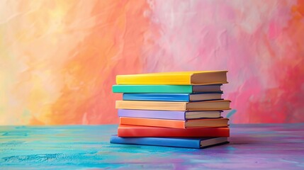 Rainbow Pride Flag in LGBTinclusive book clubs, pride month LGBTQIA theme