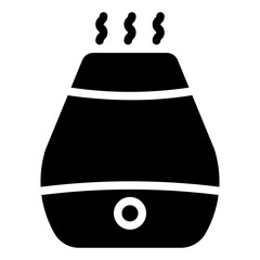 Humidifier Icon in Solid Style