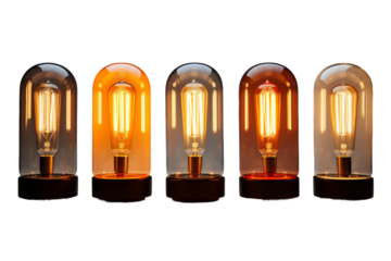 The Trio of Illumination on a Clear PNG or White Background.