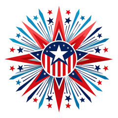 American flag t shirt design clipart png