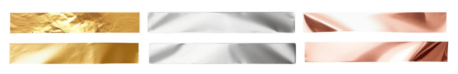 Tape png element set on transparent background
