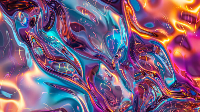 dynamic swirl of vibrant colors creating a fluid, abstract pattern. The image showcases an energetic and visually stimulating composition, perfect for backgrounds