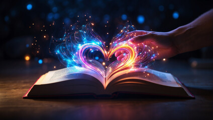 heart shaped book