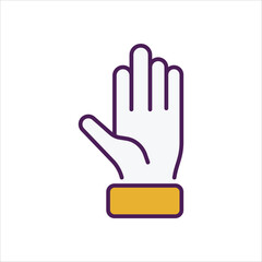 Gloves  Icon editable stock vector icon