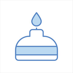 Bunsen Burner Icon editable stock vector icon