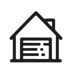 Home line art  Icon, home icon vector
