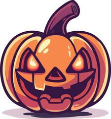 Halloween pumkin icon. vector illustration.