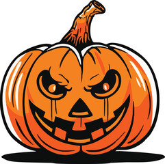 Halloween pumkin icon. vector illustration.