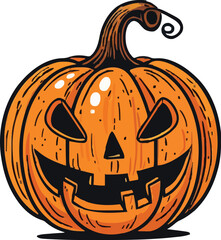 Halloween pumkin icon. vector illustration.