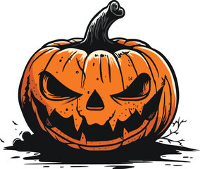 Halloween pumkin icon. vector illustration.