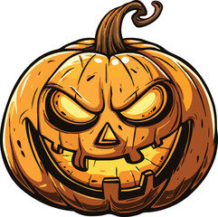 Halloween pumkin icon. vector illustration.
