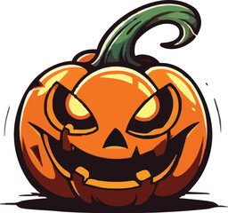 Halloween pumkin icon. vector illustration.