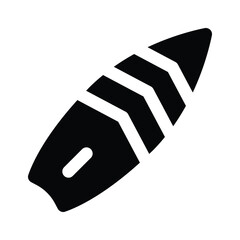 Well designed surfing board vector design, premium icon
