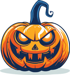 Halloween pumkin icon. vector illustration.