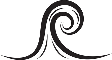 Waves vector design. Water wave icon. Wavy lines isolated.