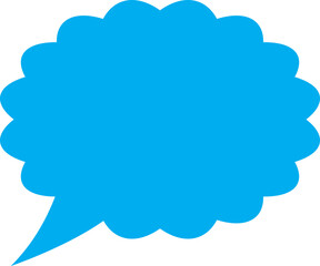 Talk bubble speech icon. Blank empty bubbles vector design elements. Chat on line symbol template. Dialogue balloon sticker silhouette. 