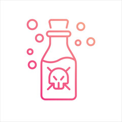 Poison  Icon editable stock vector icon