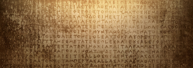 Ancient Greek text. Ancient Greek is the language of the empire of Alexander and the kingdom of the...